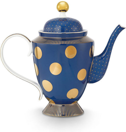 PiP Studio Teapot Porcelain Gold 1250ml