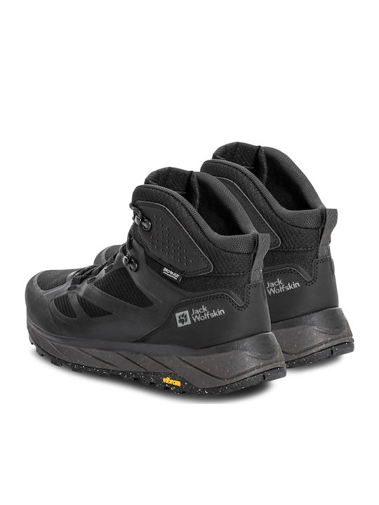 Jack Wolfskin Men's Hiking Waterproof Black Boots
