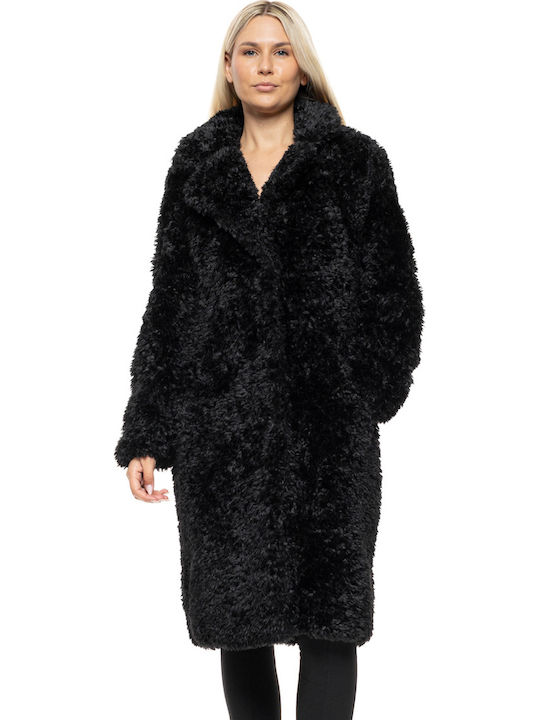 Frauen Pelz Black