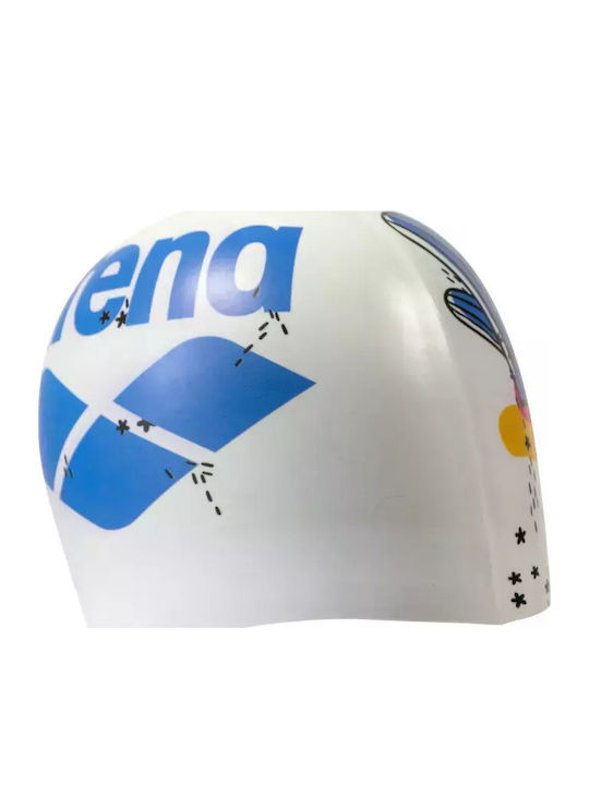 Arena Silicone Adults Swimming Cap White