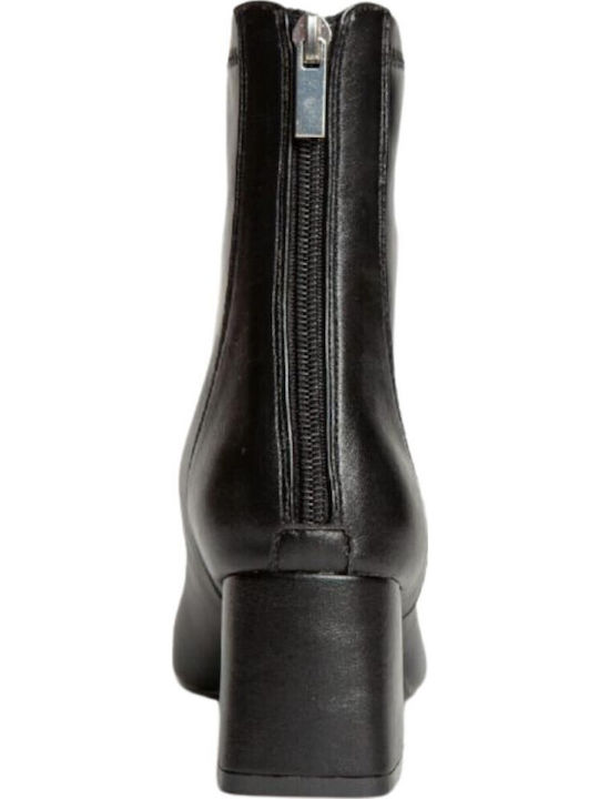 Women's Ankle Boots with Medium Heel Black