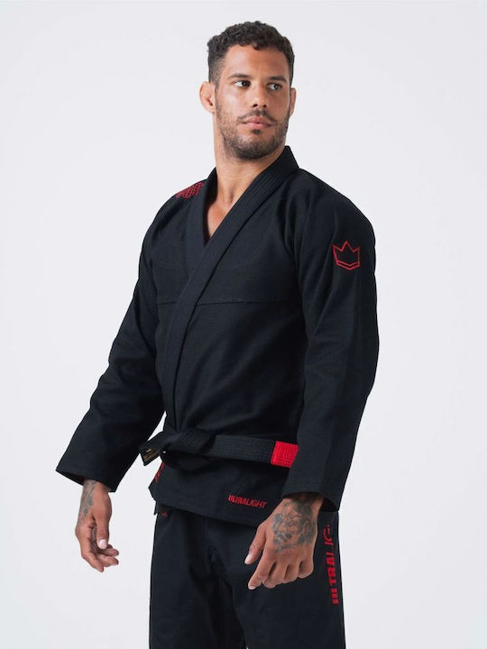 Kingz Ultralight 2.0 Ανδρικό Παντελόνι Brazilian Jiu Jitsu Μαύρο