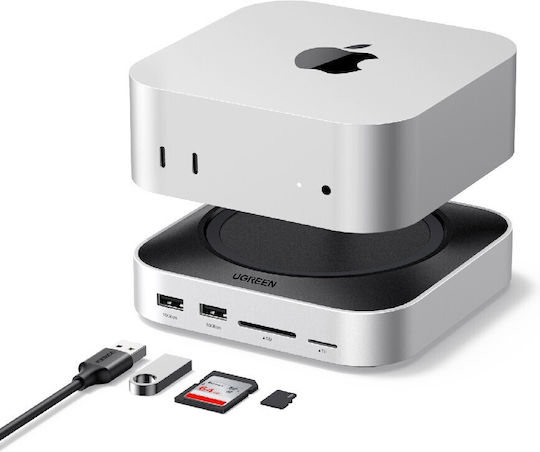 Ugreen Cm841 11-in-1 Docking Station Usb-c 3x Usb-a 3.2 2x Usb-c 3.2 2x Usb-a 3.0 Nvme Sd Tf Gray