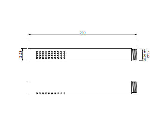 Τηλέφωνα Ντουζ Obus 3000 Ασημί Chrome Silver