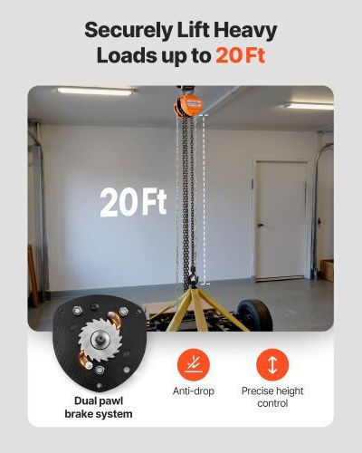 Vevor Chain Hoist Orange