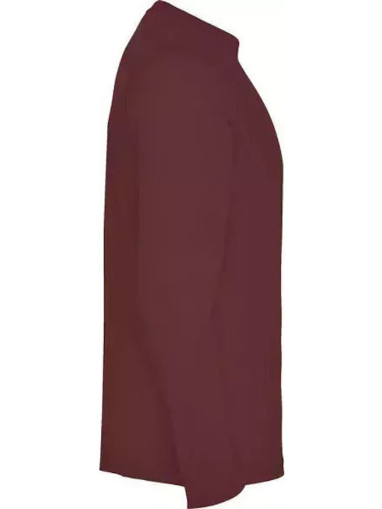 Roly Men's Long Sleeve Promotional Blouse Berry Red