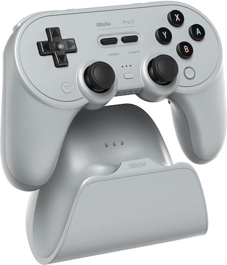 8Bitdo Pro 3 Bluetooth Ασύρματο Gamepad για Android / PC / Switch / Switch 2 / iOS Γκρι