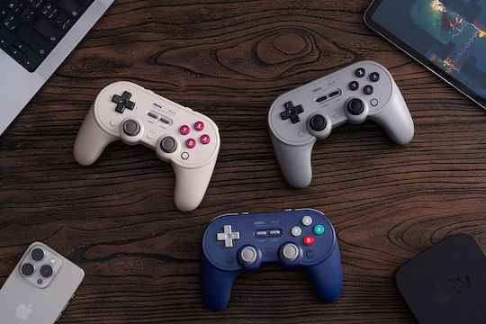 8Bitdo Pro 3 Bluetooth Ασύρματο Gamepad για Android / PC / Switch / Switch 2 / iOS Γκρι