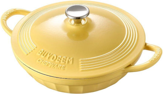 Buydeem Shallow Pot made of Cast Iron 3.3lt / 35cm