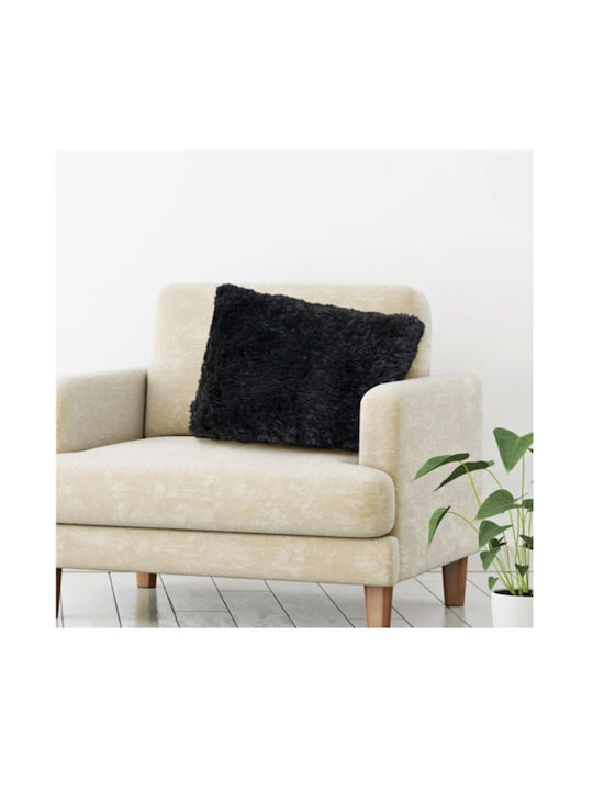 Zierkissen Sofa Schwarz 30x50cm
