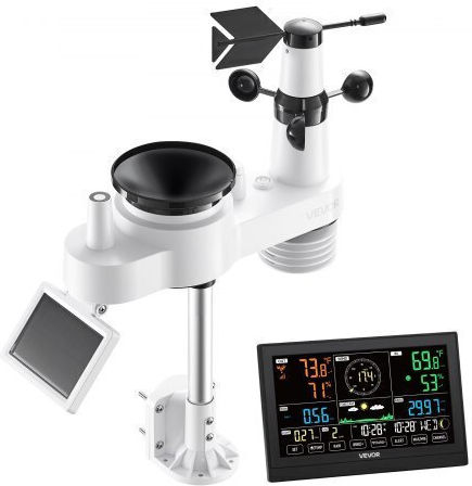 Vevor TYNQXZWIFI7586OBK001V2 Wireless Digital Weather Station Tabletop