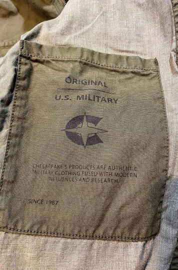 Chesapeake’s Military Jacket Greek Camouflage