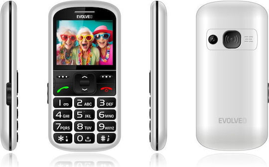 Evolveo EasyPhone XS Single SIM Mobile with Large Buttons White
