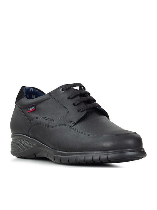 Callaghan Men's Leather Casual Shoes Black