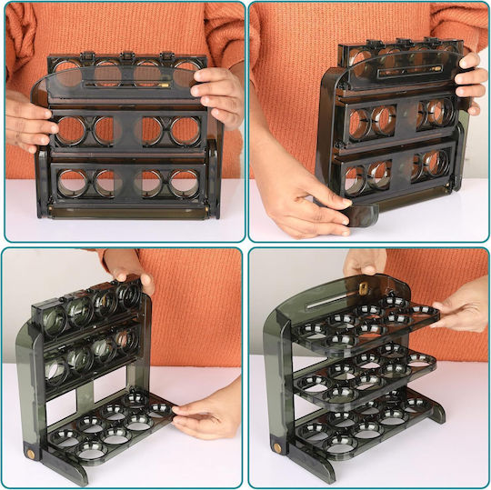 Belle Vous Kühlschrank-Organisator Für 24 Eier 23x11x20.5cm
