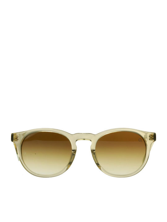 Etnia Barcelona Trastevere II Unisex Sunglasses with Transparent Plastic Frame and Brown Lens
