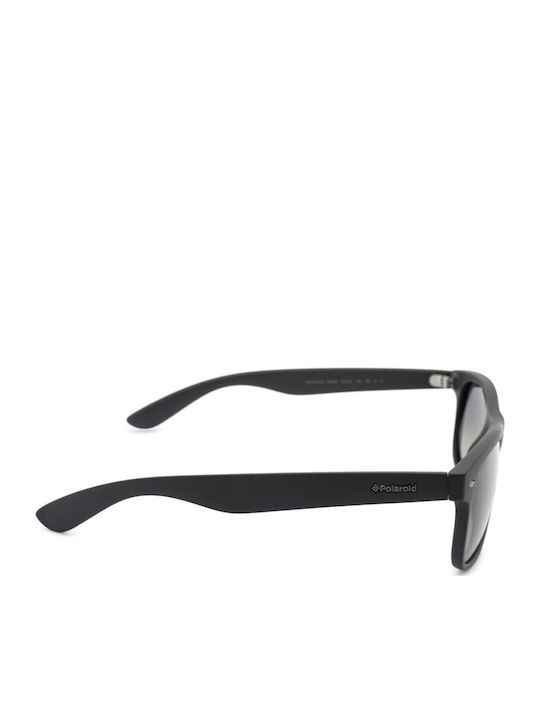Polaroid Men's Sunglasses with Black Plastic Frame and Black Polarized Lens PLD1015/S DL5/LB