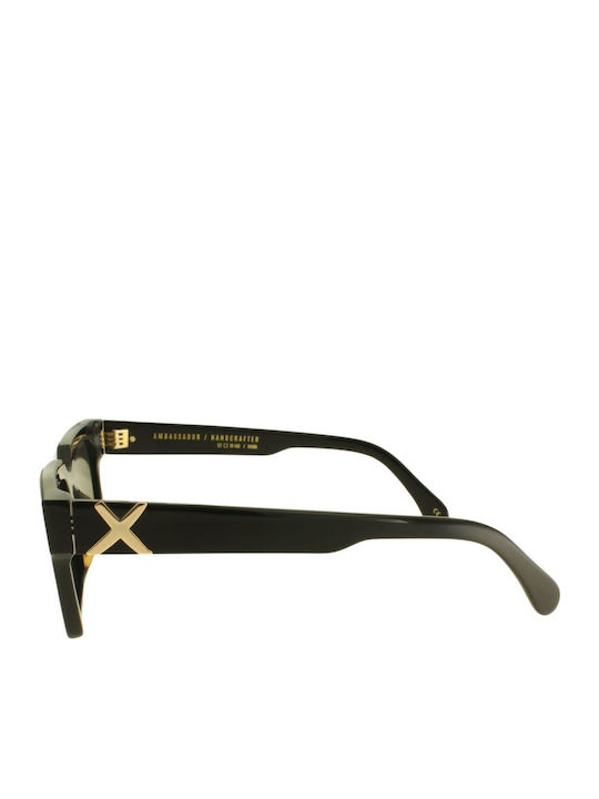 Oscar & Frank Ambassador Unisex Sunglasses with Plastic Frame Gloss Black
