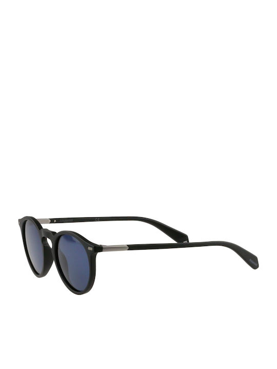 Polaroid Men's Sunglasses with Black Plastic Frame and Blue Lens PLD2086S 003/C3