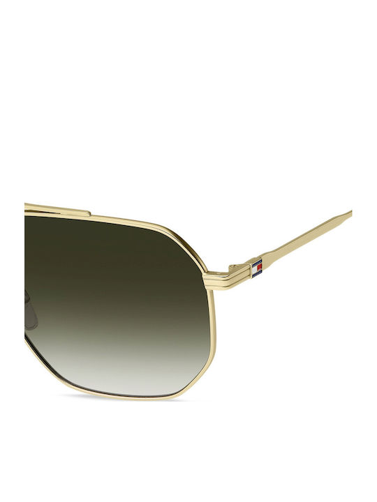 Tommy Hilfiger Bărbătești Ochelari de soare cu Auriu Cadru și Verde Degradati Lentilă TH2191/S AOZ/9K