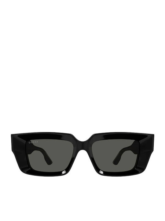 Gucci Gucci Women's Sunglasses with Black Horn-Rimmed Frame and Grey Lenses GG1529S 001