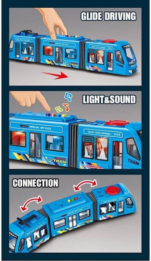 Luna Set with Train with Sound and Light for 3+ Years Pull Back