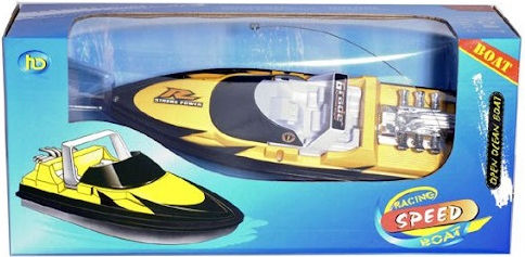 Battery-Powered Speedboat 30cm Orange Box 3818b 3818b