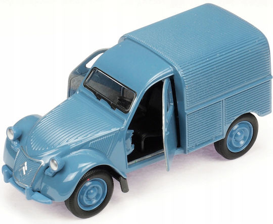 Welly Αυτοκινητάκι Citroen 2CV Fourconette - Μπλε Pull Back