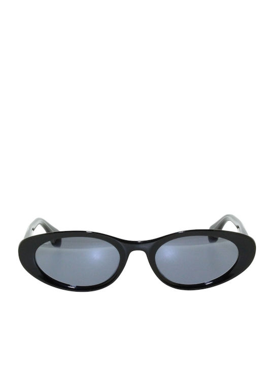 Gigi Barcelona Damen Sonnenbrille mit Schwarz Kunststoff Gestell und Hellblau Linse 1019/11