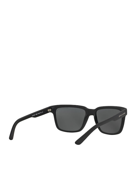 Armani Exchange Ανδρικά Γυαλιά Ηλίου με Μαύρο Κοκκάλινο Σκελετό και Γκρι Φακό AX4026S 812287