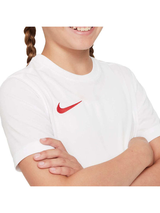 Kids' T-shirt Dri-Fit White Park Vii