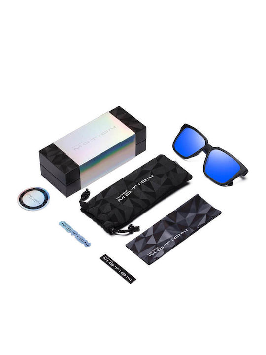 Hawkers Motion Unisex Sonnenbrillen mit Horn umrandetem Rahmen Sky Polarisiert HMOT20BLTP