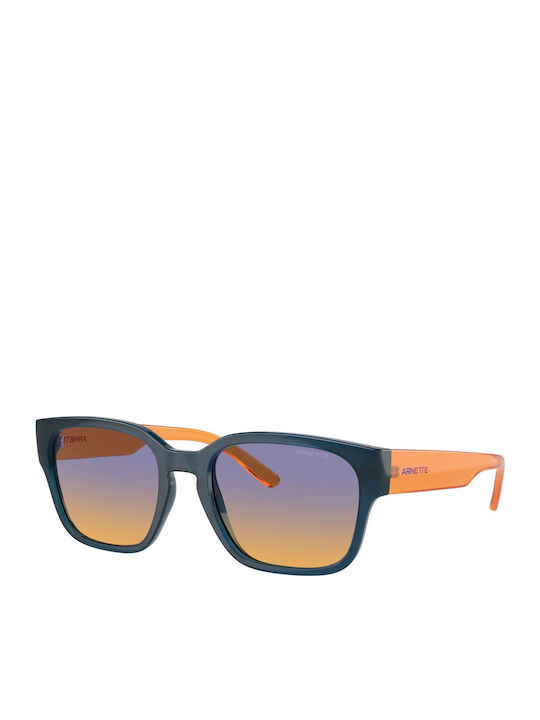 Arnette Unisex Γυαλιά Ηλίου με Μπλε Κοκκάλινο Σκελετό και Πολύχρωμο Ντεγκραντέ Φακό AN4325 29012H