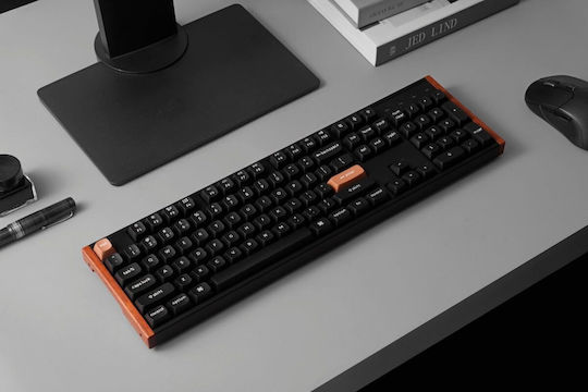 Keychron K10 HE K10H-F1 Fără fir Efect Hall Gaming Tastatură cu Magnetic comutatoare și iluminare RGB (Engleză US)