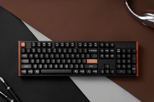 Keychron K10 HE K10H-F1 Fără fir Efect Hall Gaming Tastatură cu Magnetic comutatoare și iluminare RGB (Engleză US)