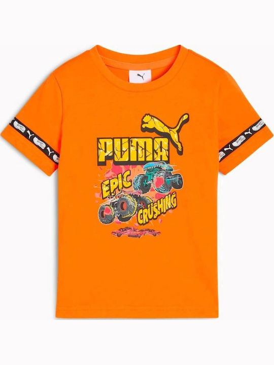 Kinder-T-Shirt Orange Graphic Tee