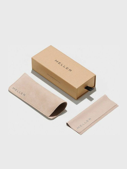 Meller Endo Unisex Sonnenbrille mit Gold Metall Gestell und Grün Polarisiert Linse EN-GOLDOLI