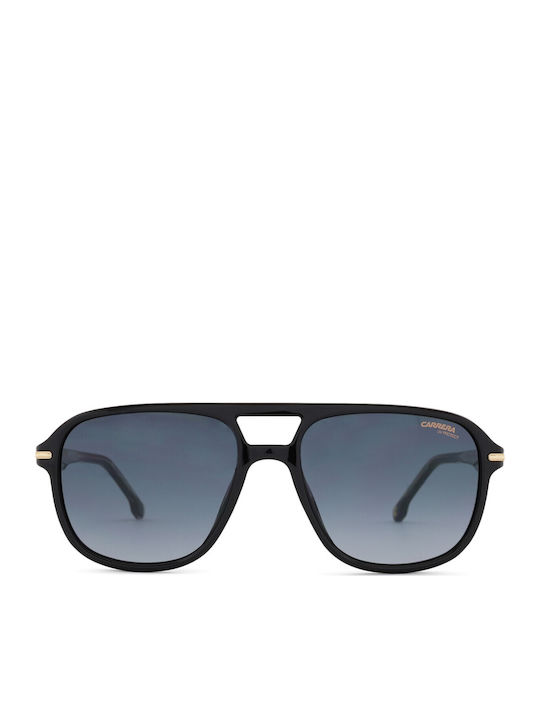 Carrera Men's Sunglasses with Black Horn-Rimmed Frame and Grey Gradient Lens 279/S 2M29O