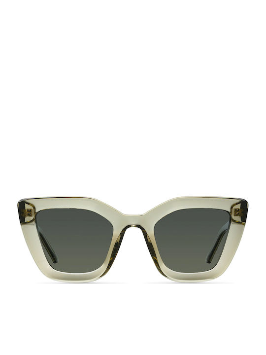 Meller Azalee Women's Sunglasses with Plastic Frame Champagne Olive AZ-SMOKYOLI