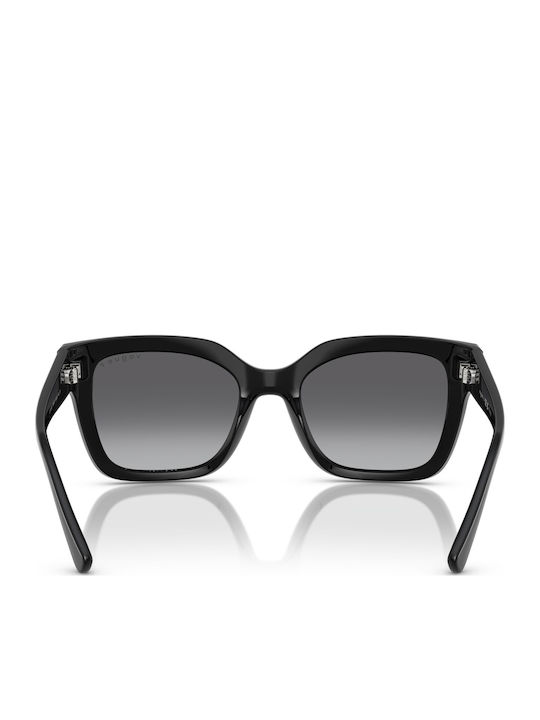 Vogue Women Sunglasses with Black Horn-Rimmed Frame and Grey Gradient Polarized Lens VO5613SB W44/T3