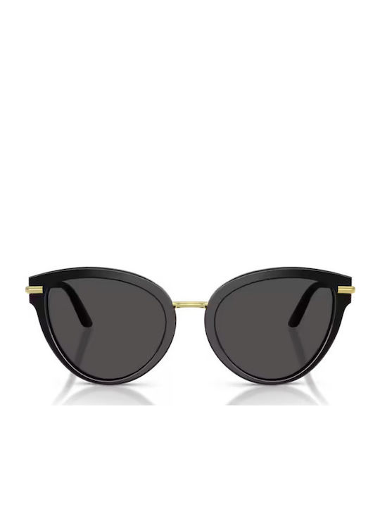 Dolce & Gabbana Дамски Слънчеви Очила с Черна Рамка и Черни Преливащи Стъкла DG4492 32998G