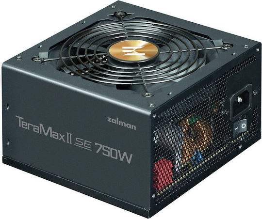 Zalman TeraMax II 750W Μαύρο Τροφοδοτικό Υπολογιστή Full Modular 80 Plus Gold