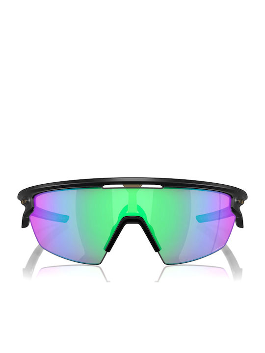 Oakley Sphaera Ανδρικά Γυαλιά Ηλίου με Μαύρο Κοκκάλινο Σκελετό και Πολύχρωμο Καθρέφτη Φακό OO9403-06