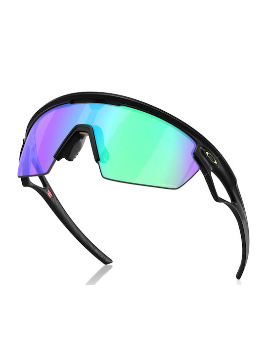 Oakley Sphaera Ανδρικά Γυαλιά Ηλίου με Μαύρο Κοκκάλινο Σκελετό και Πολύχρωμο Καθρέφτη Φακό OO9403-06