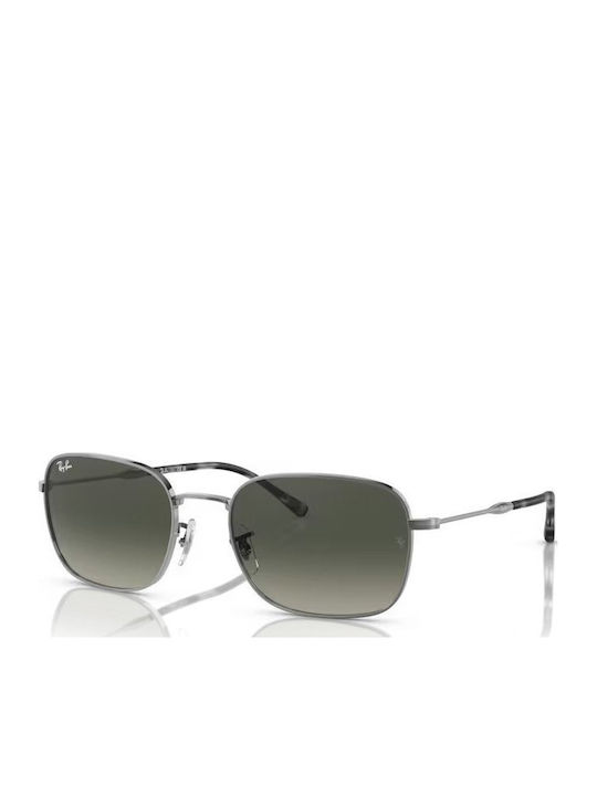 Ray Ban Unisex Ochelari de soare cu Argintiu Cadru și Gri Degradati Lentilă
