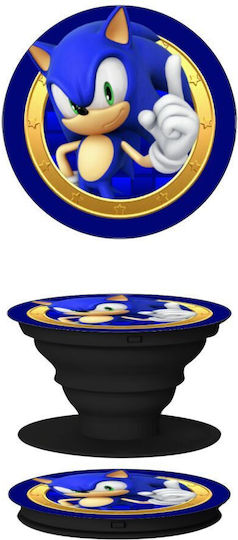 Sonic Hedgehog Phone Holders Stand Black Phone Support Base In Hand