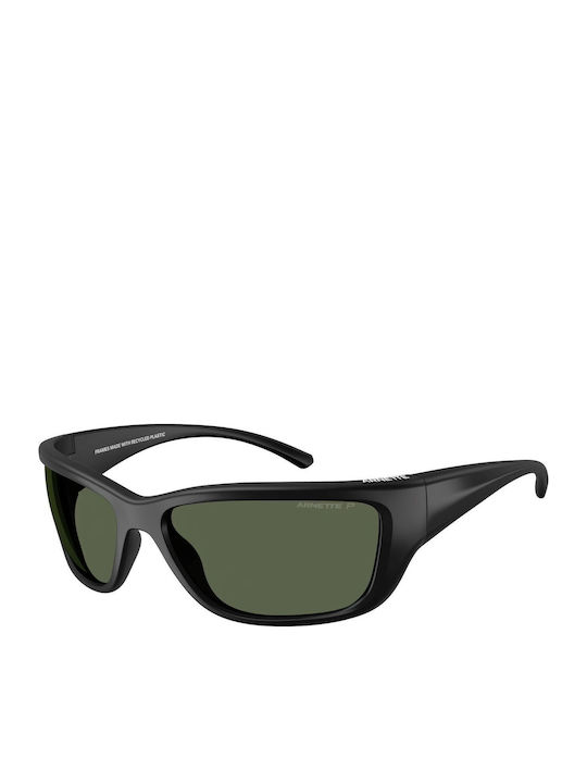 Arnette Bubblewrap Men's Sunglasses with Black Plastic Frame and Green Lens AN4353 29009A
