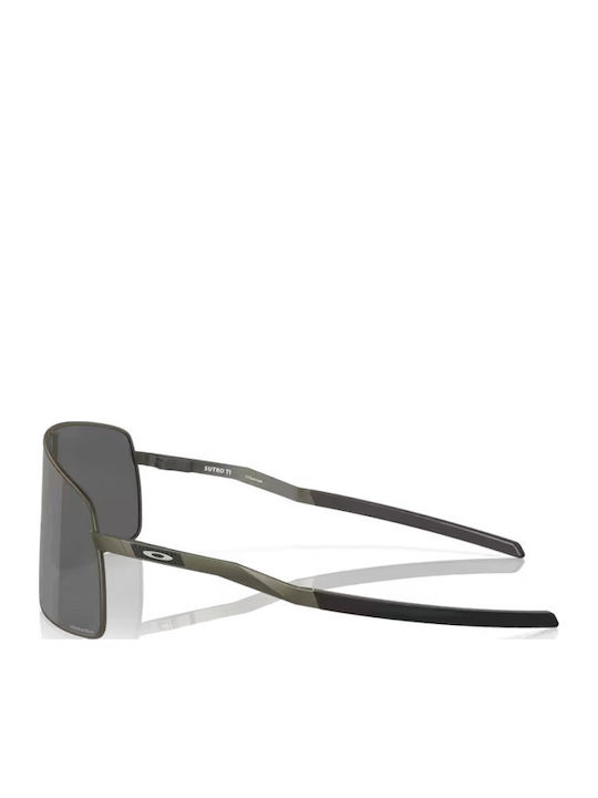 Oakley Sutro Ti Unisex Γυαλιά Ηλίου με Ασημί Μεταλλικό Σκελετό και Γκρι Φακό OO6013-01