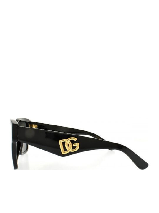 Dolce & Gabbana Дамски Слънчеви Очила с Черна Пластмасова Рамка и Сиви Стъкла DG4436 501/87