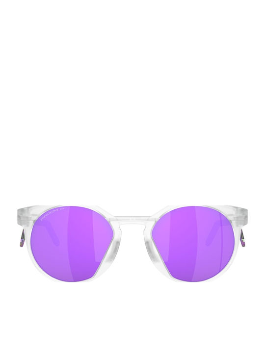 Oakley Prizm Мъжки Слънчеви Очила с Прозрачна Пластмасова Рамка и Лилави Огледални Стъкла OO9279-02